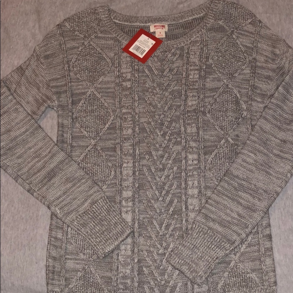 Gray Mossimo Supply Co. sweater